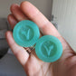 1 inch Vegan Logo Silicone Moulds