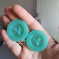 1 inch Vegan Logo Silicone Moulds