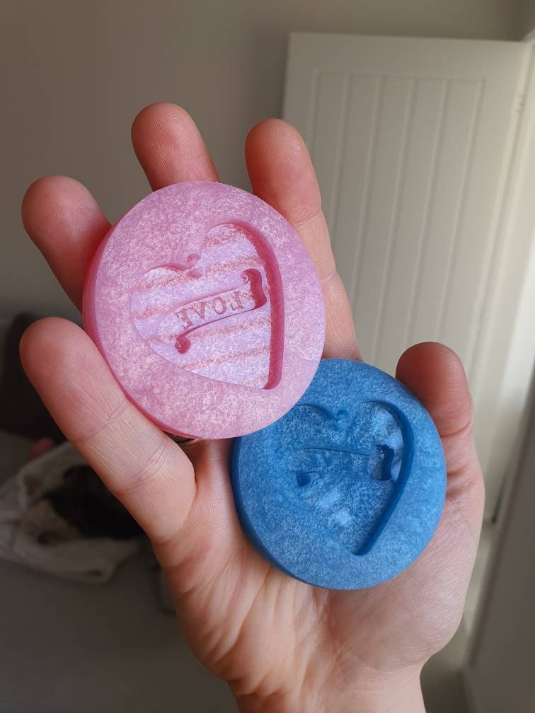 1.5 inch Layered Love Hearts Silicone Moulds