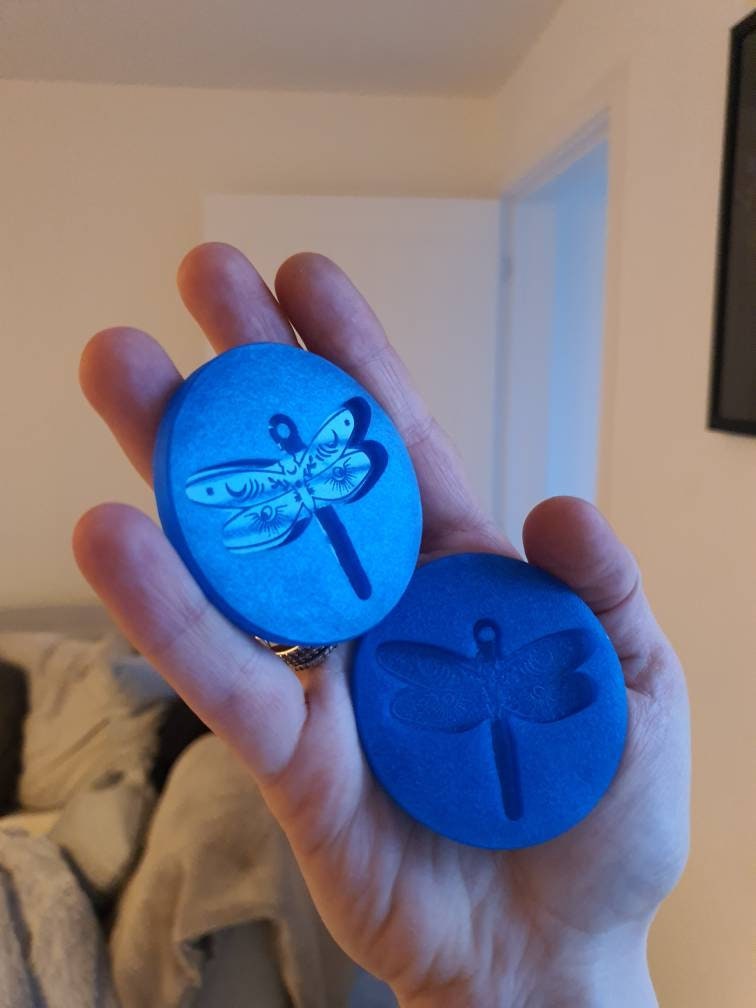 2 inch Moon Dragonfly Silicone Moulds