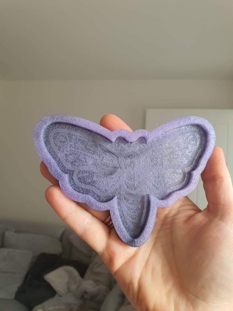 5 inch Cute Skull Moth Silicone Mould