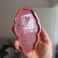 5 inch Till Death Do Us Apart Coffin Silicone Mould