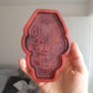 5 inch Till Death Do Us Apart Coffin Silicone Mould