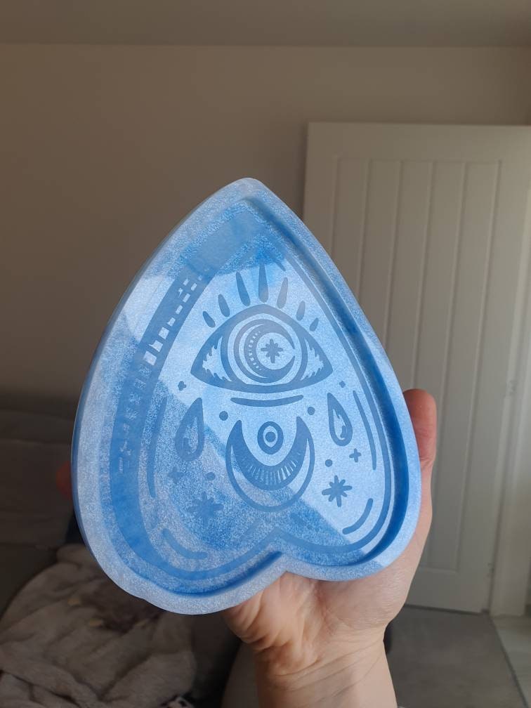 6 inch Crying Eye Planchette Silicone Mould