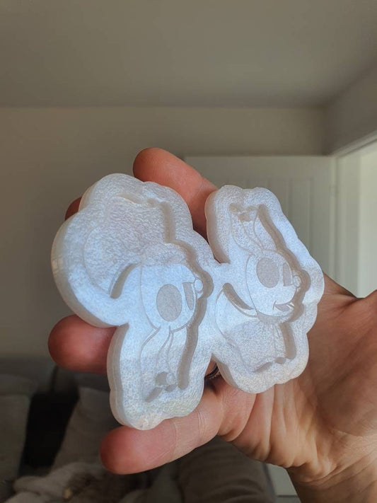 2.5 inch Spooky Dog Silicone Mould