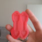 2.5 inch Heart Arrows Silicone Mould