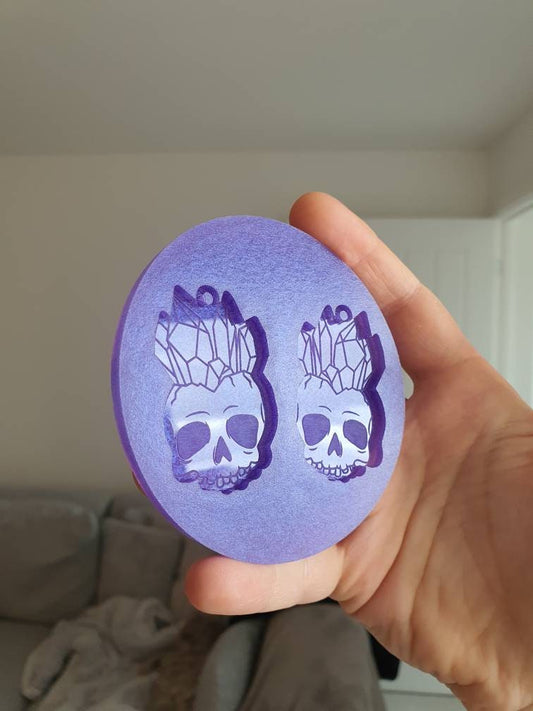 2 inch Crystal Skulls Silicone Mould
