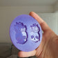 2 inch Crystal Skulls Silicone Mould
