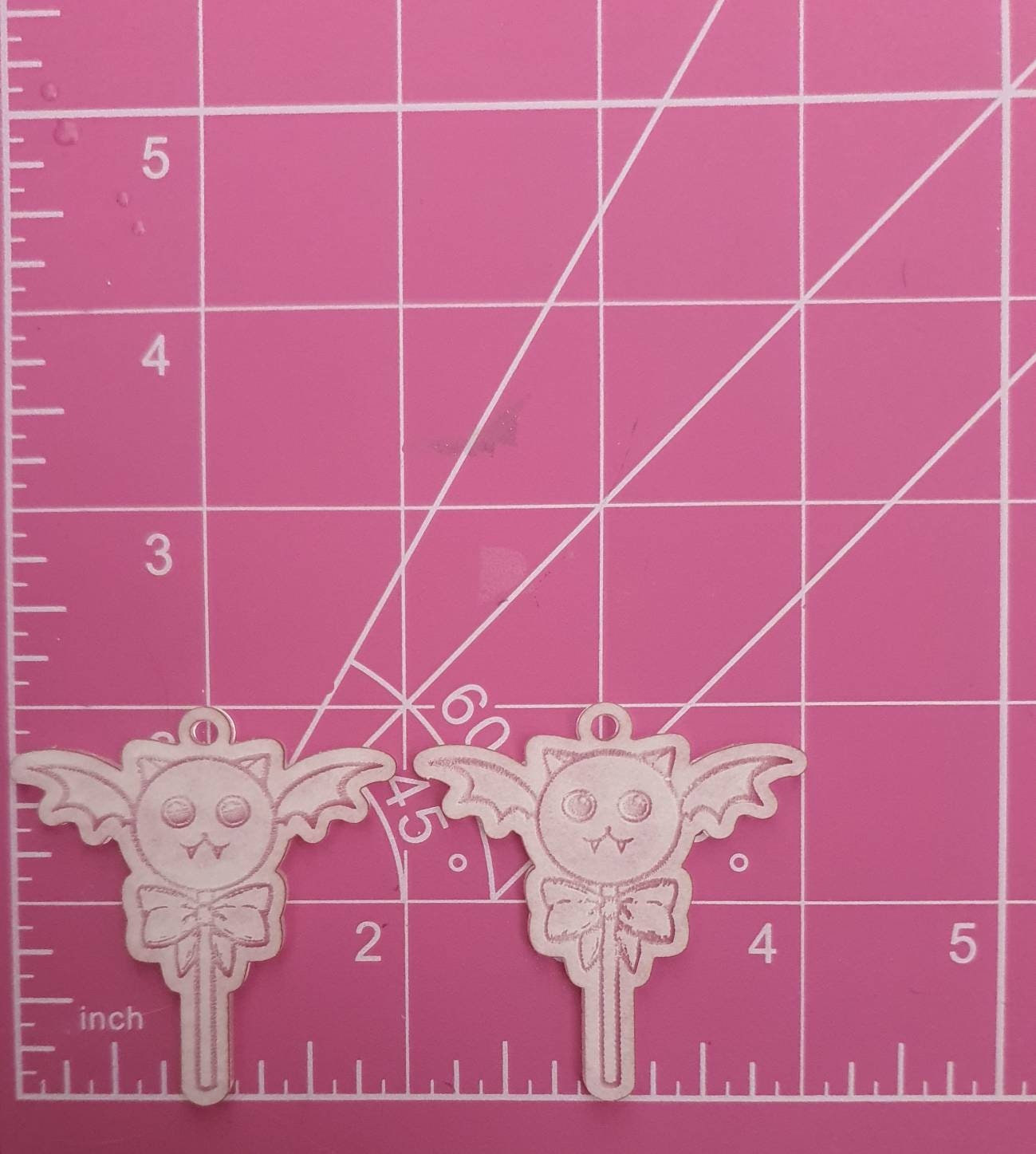 2 inch Cute Bat Lollipops Silicone Mould