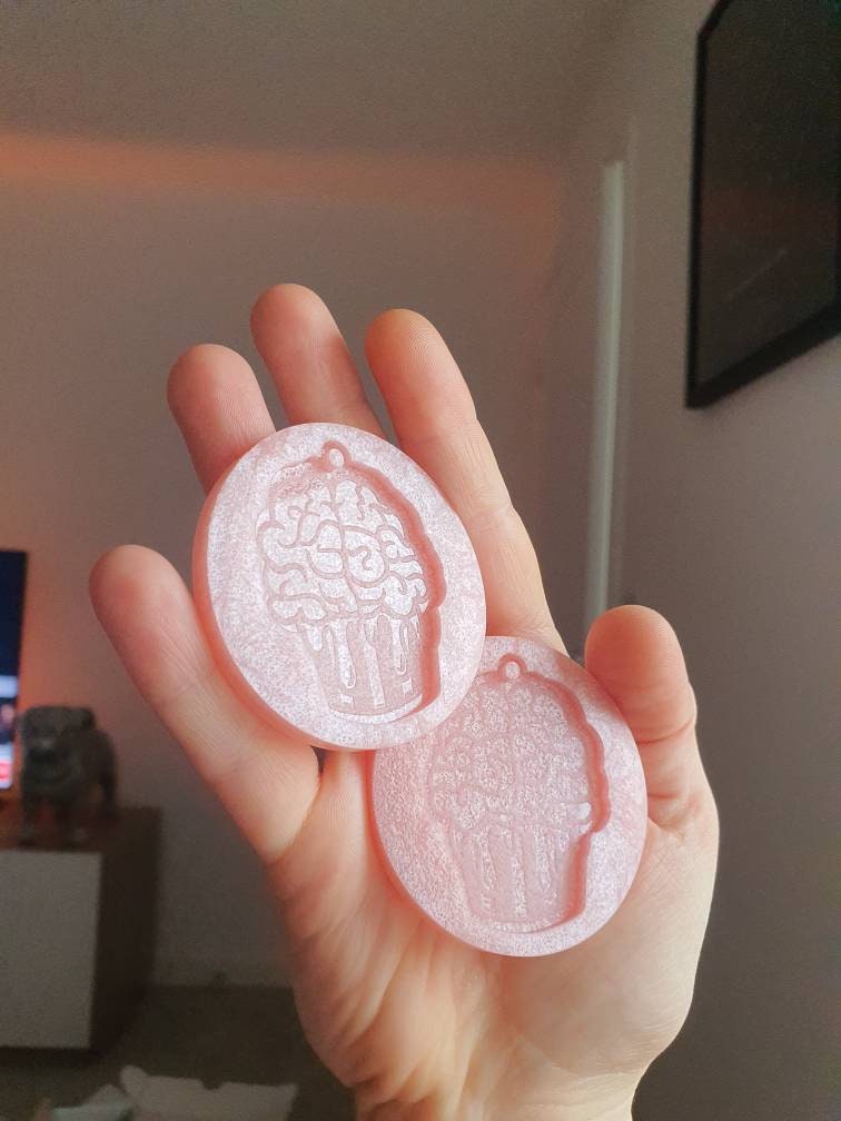 2 inch Brain Cupcake Silicone Moulds