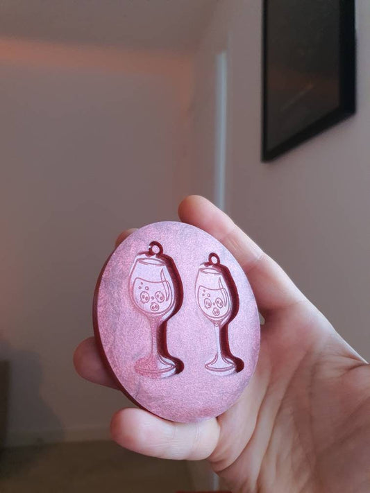 2 inch Skull Wine Glasses Silicone Mould