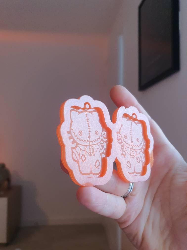 2 inch Scarecrow Cats Silicone Mould