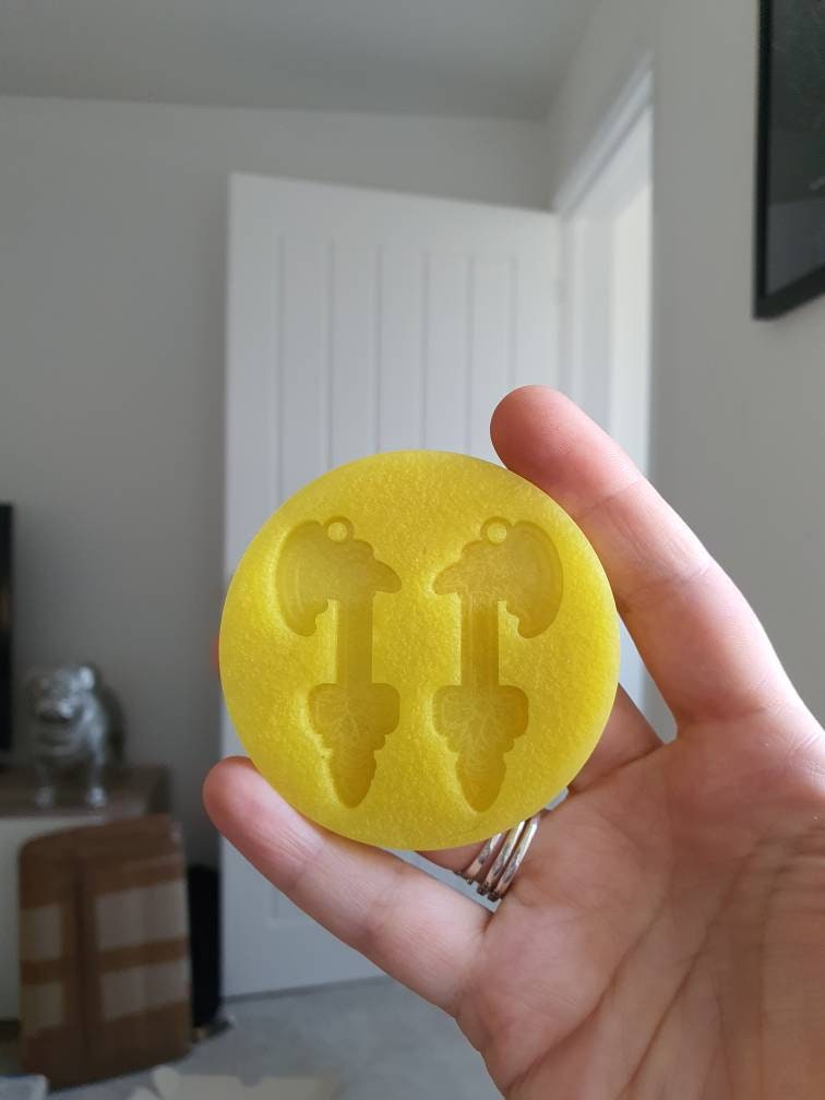 2 inch Bow Axes Silicone Mould