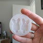 1.5 inch Dead Bunny Lollipops Silicone Mould