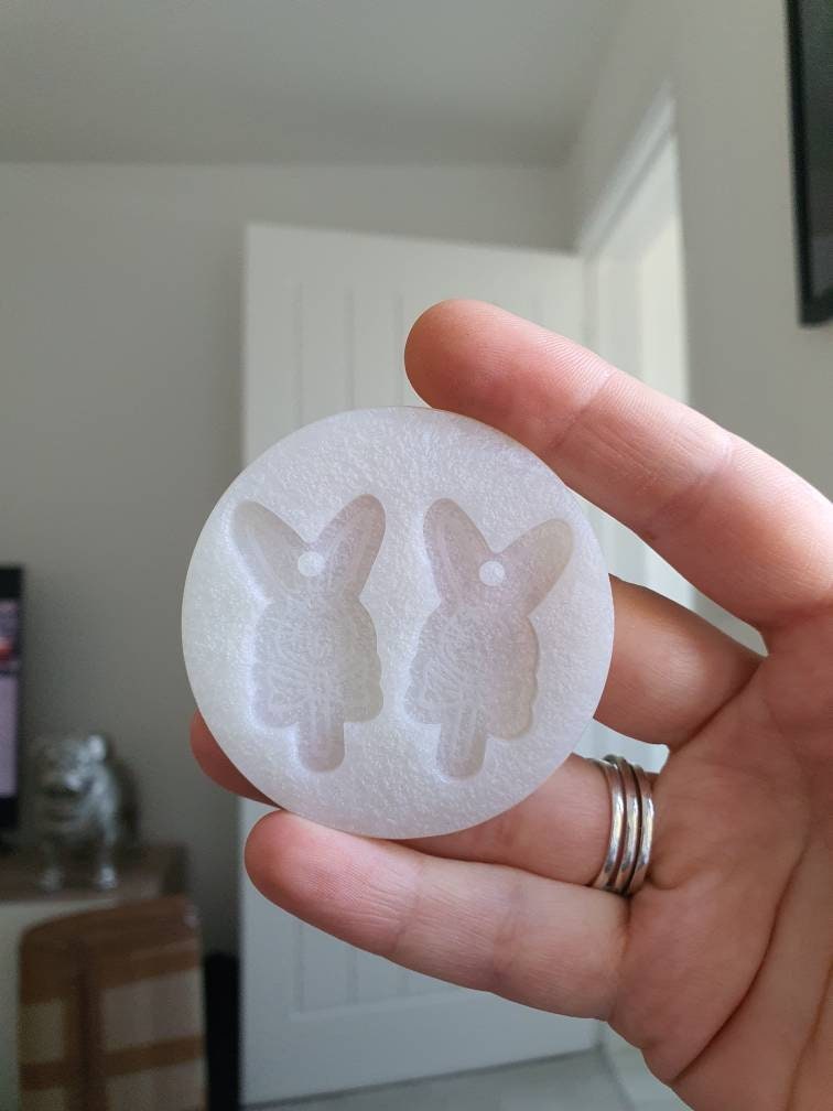 1.5 inch Dead Bunny Lollipops Silicone Mould