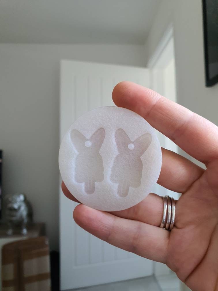 1.5 inch Dead Bunny Lollipops Silicone Mould