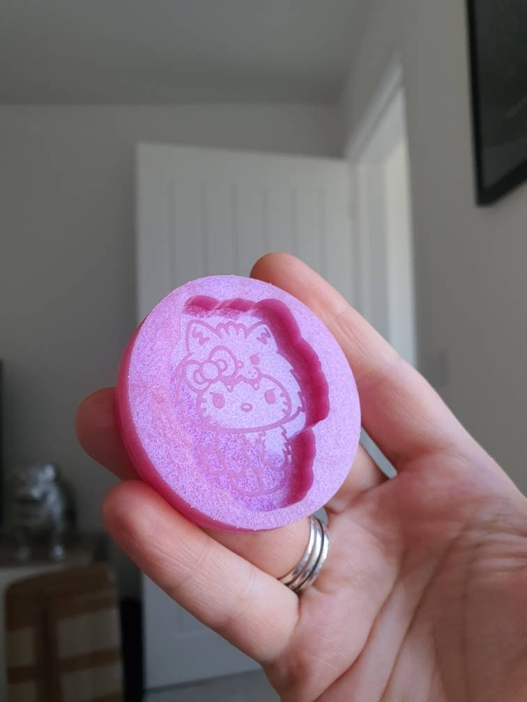 2 inch Wolf Cat Silicone Mould