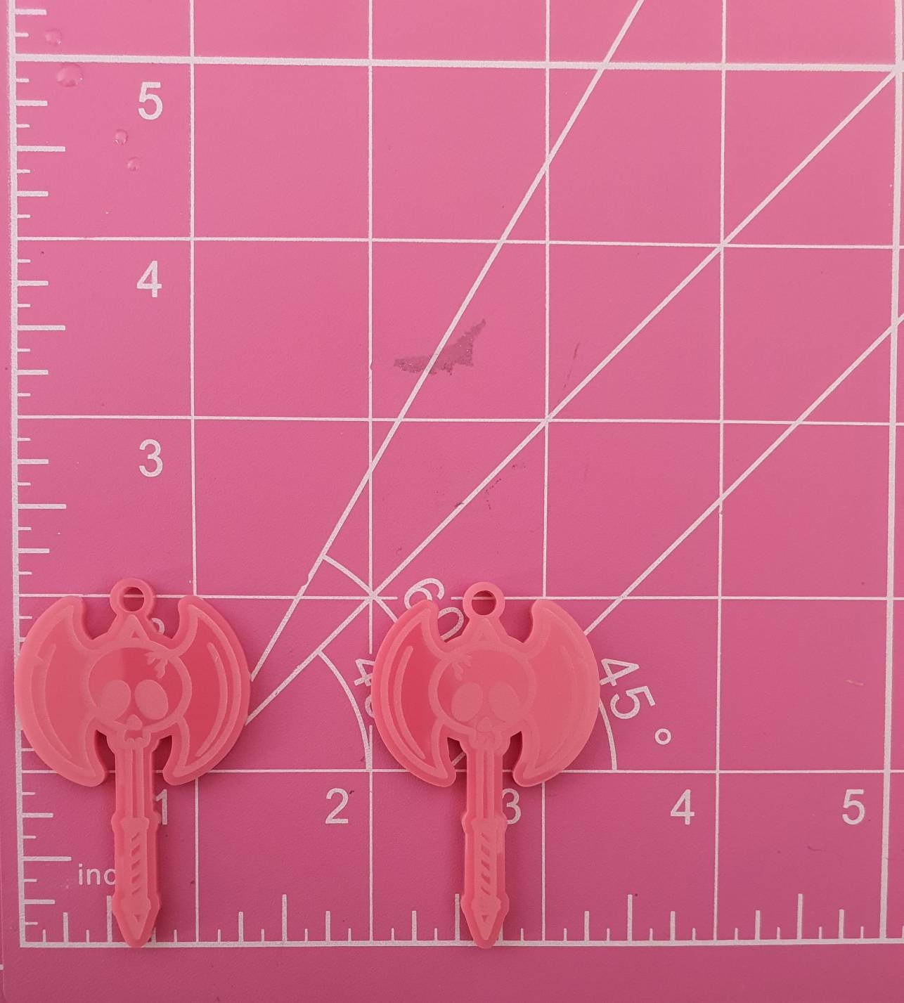 2 inch Double Axes Silicone Mould