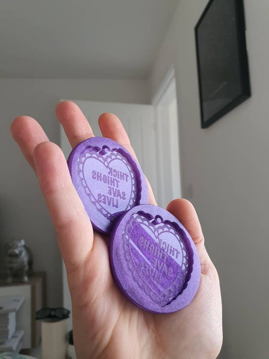 2 inch Thick Thighs Save Lives Silicone Moulds