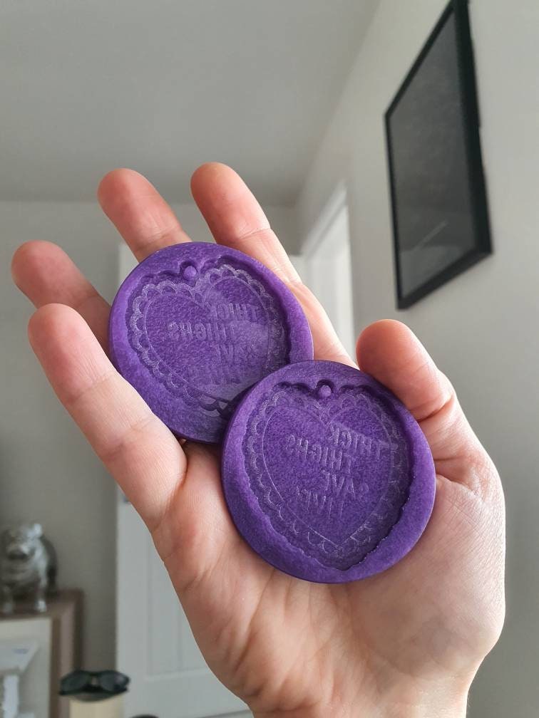 2 inch Thick Thighs Save Lives Silicone Moulds