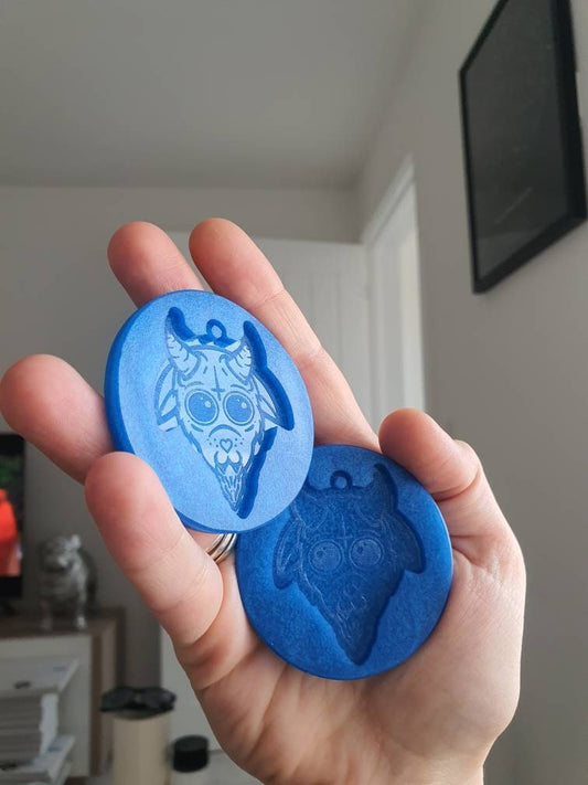 2 inch Cute Baphomets Silicone Moulds