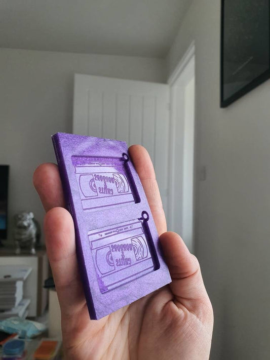 2 inch Horrors & Chills Video Tape Silicone Moulds