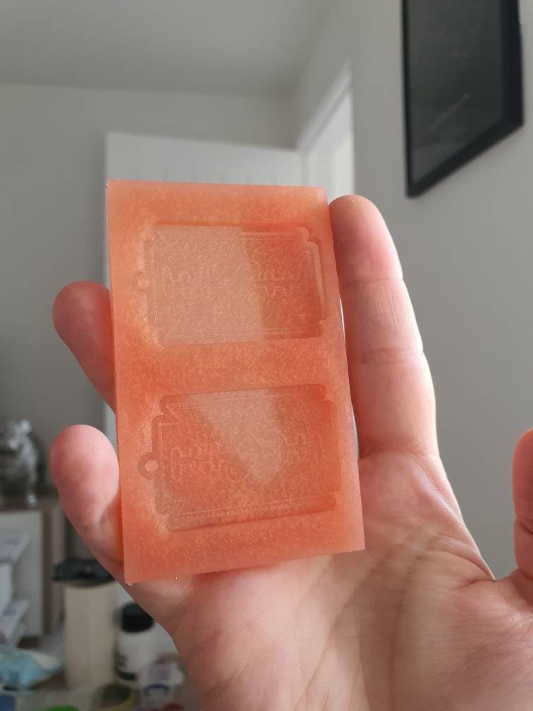 2 inch Heart Razor Blades Silicone Mould