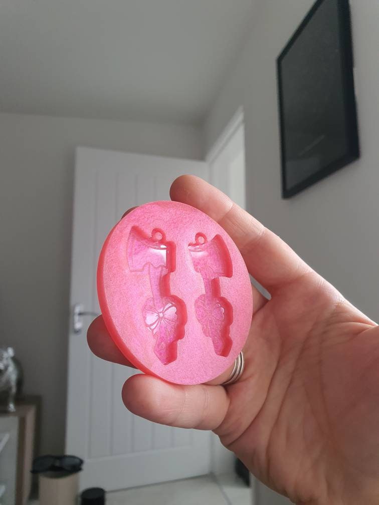 2 inch Cute Axes Silicone Mould