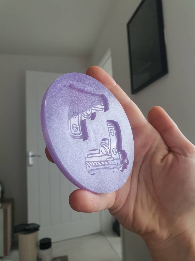 2 inch Skull Guns Silicone Mould
