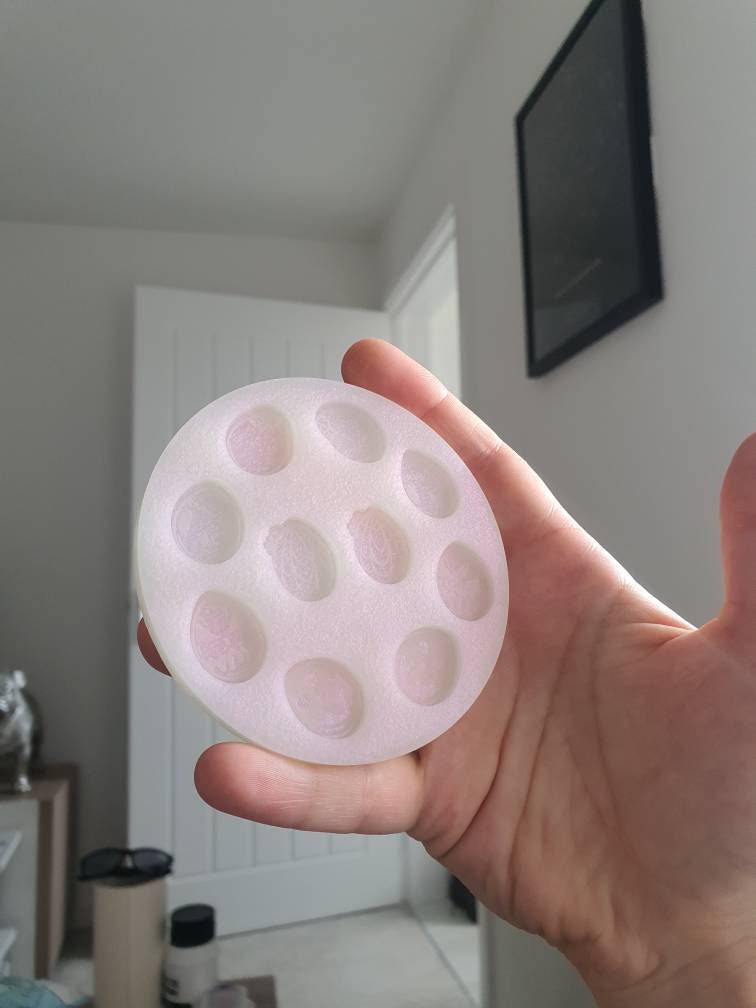 0.75 inch Spooky Easter Eggs Silicone Mould
