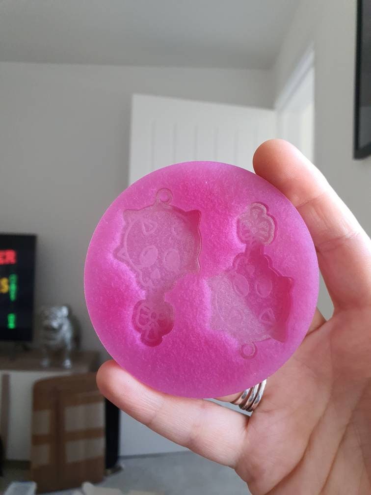 2 inch Skull Mace's Silicone Mould