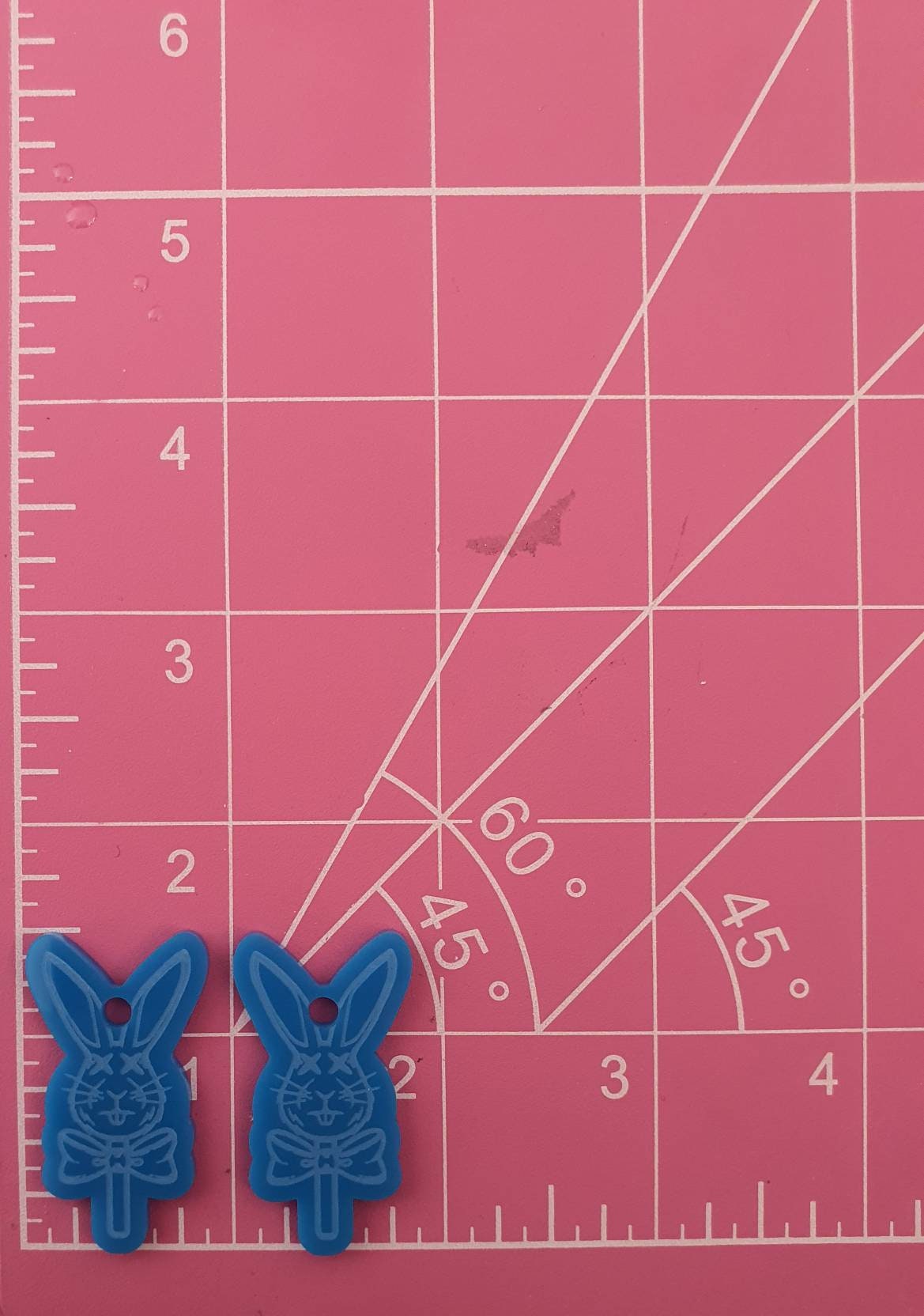 1.5 inch Dead Bunny Lollipops Silicone Mould