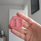 1 inch F Off Hearts Silicone Mould