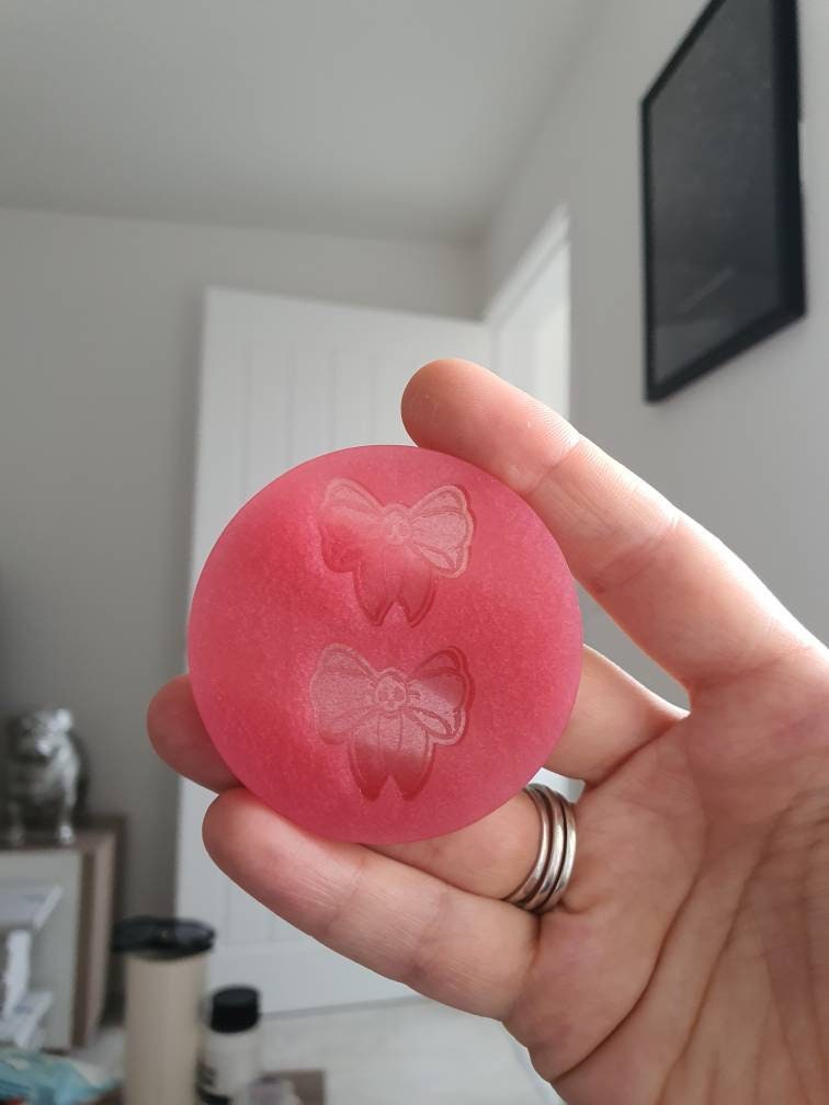 1 inch Skull Bows Silicone Mould