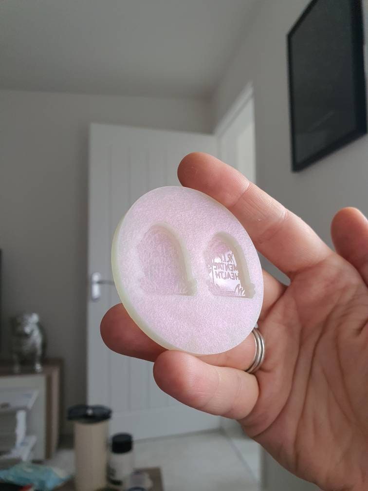 1 inch R.I.P Mental Health Tombstones Silicone Mould