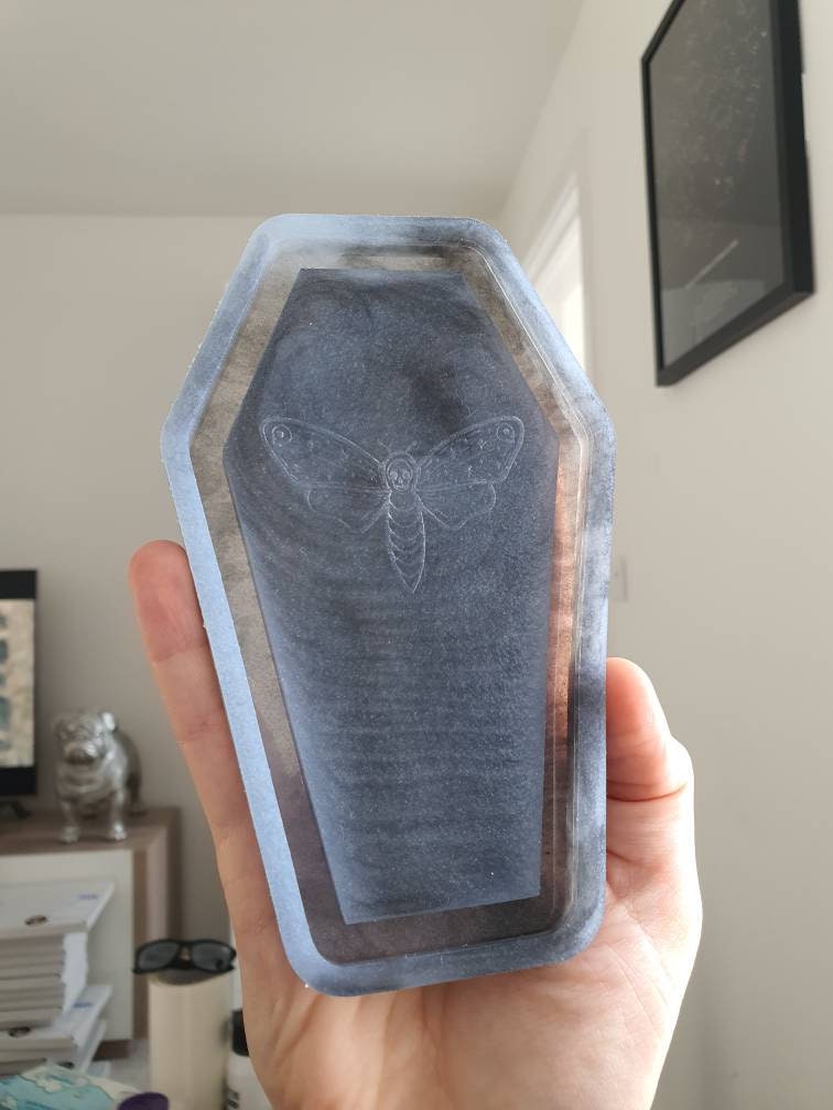 6 inch Moth Coffin Tray Silicone Mould