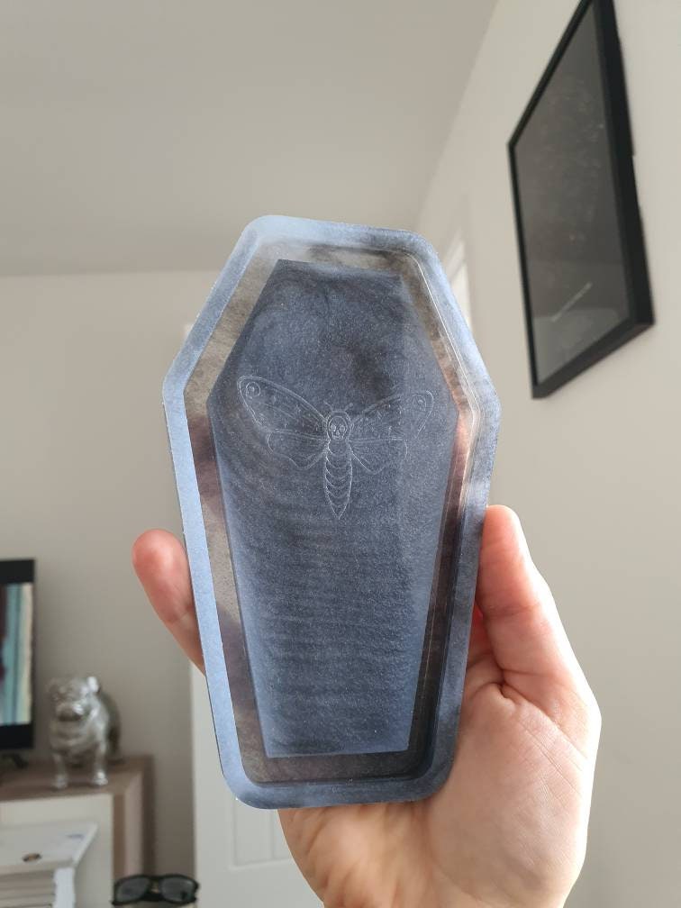 6 inch Moth Coffin Tray Silicone Mould