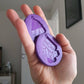 2 inch Heart & Glitter Razor Blades Silicone Mould