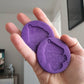 2 inch Heart & Glitter Razor Blades Silicone Mould