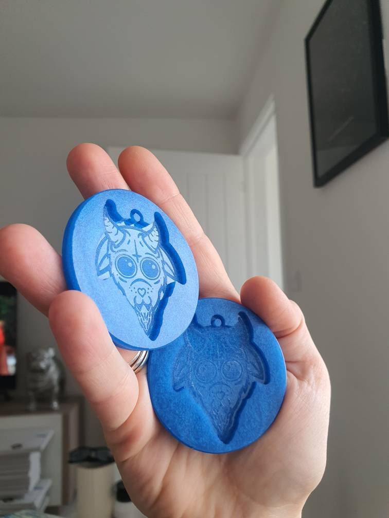 2 inch Cute Baphomets Silicone Moulds