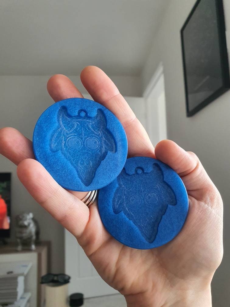 2 inch Cute Baphomets Silicone Moulds