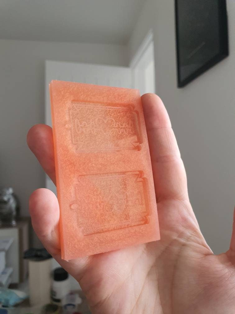 2 inch Heart Razor Blades Silicone Mould