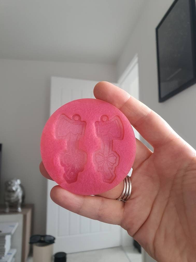 2 inch Cute Axes Silicone Mould