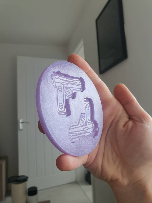 2 inch Skull Guns Silicone Mould