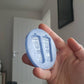 2 inch Ghoul Face Cream Bottles Silicone Mould