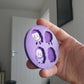 1 inch Fluffs Silicone Mould