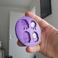 1 inch Fluffs Silicone Mould