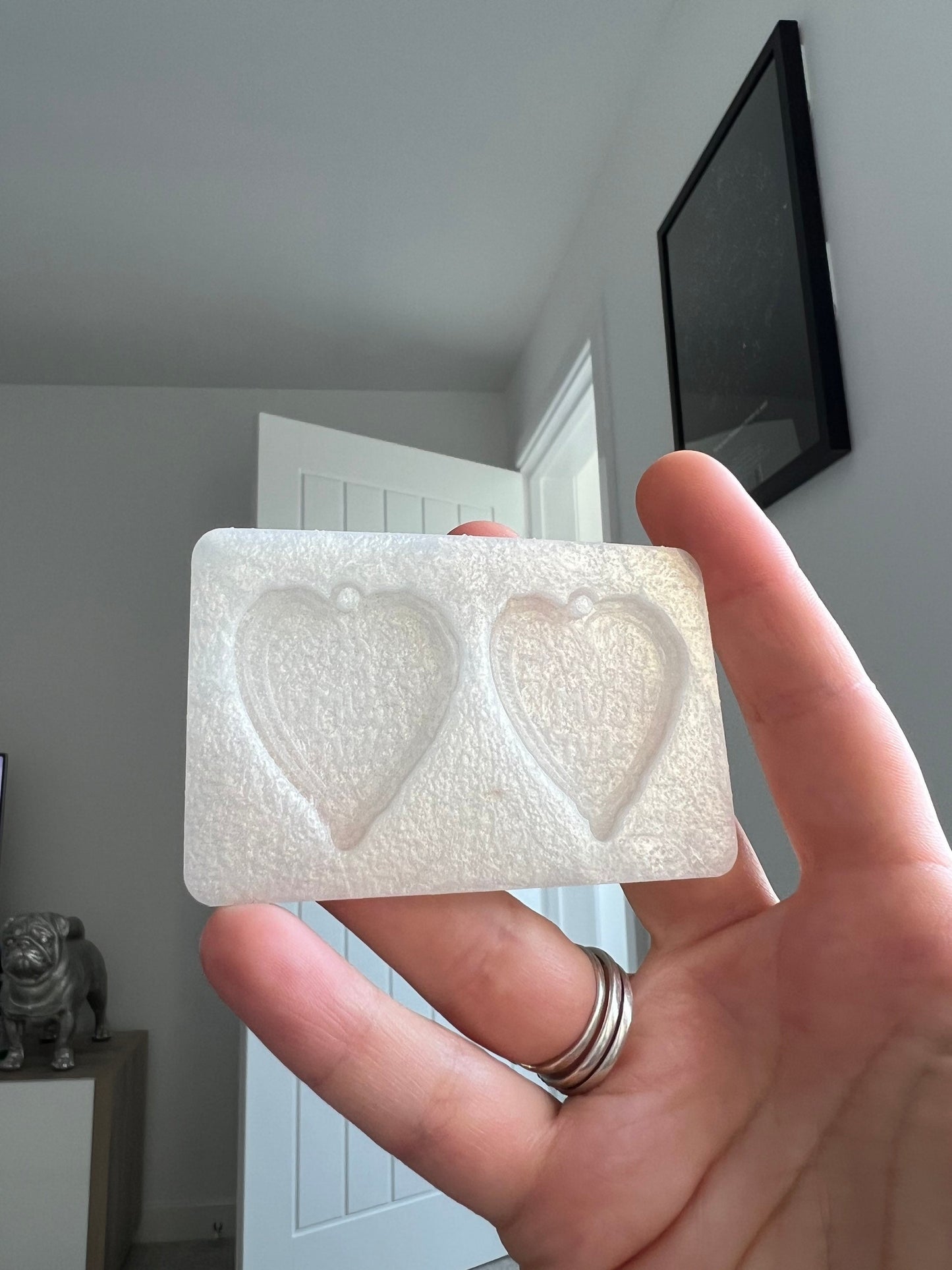 1.5 inch Rude Cu* Sl*t Hearts Silicone Mould