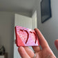 1.5 inch Rude Use Me Hearts Silicone Mould