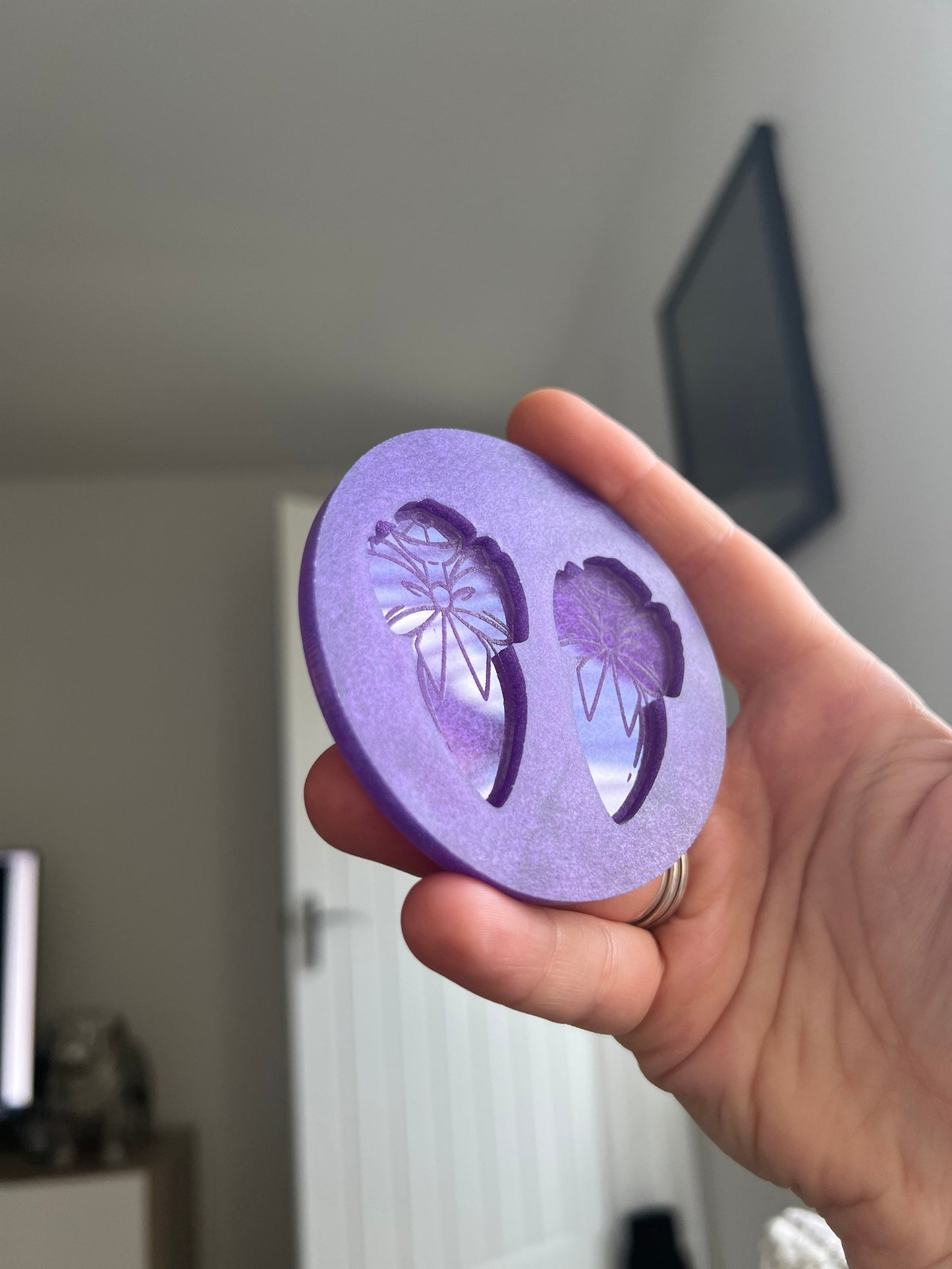 2 inch Rude Diamond Bow Plugs Silicone Mould